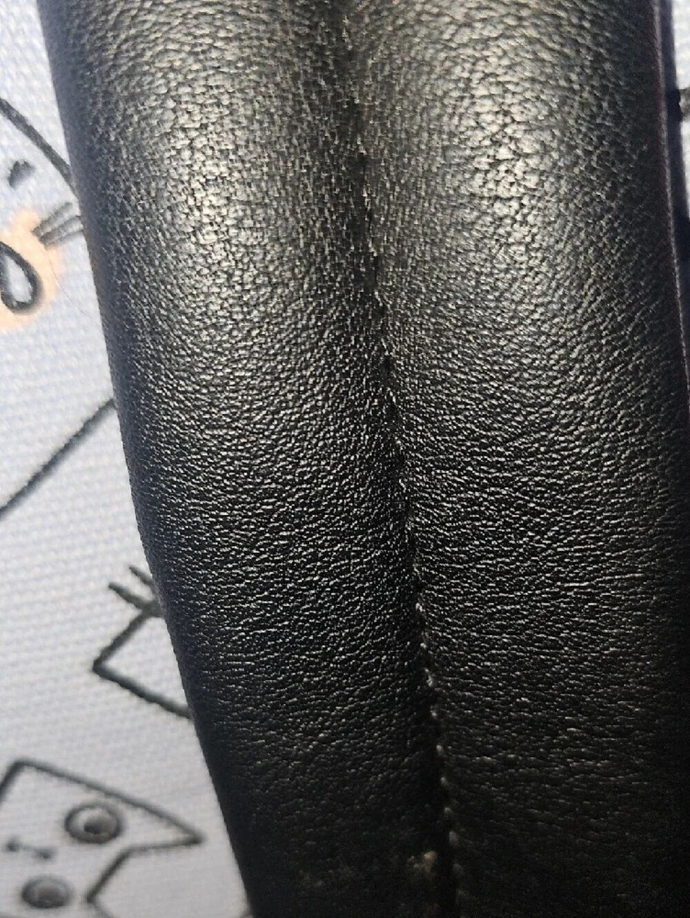 Cat Print Mini Backpack - Lavender & Black Like New